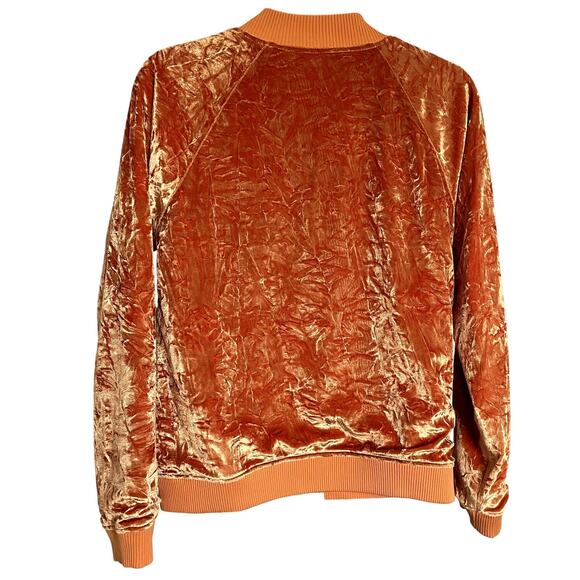 Opening Ceremony Reversible Silk Velvet Bomber Jacket S - Picture 6 of 8